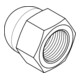 DIN 1587 Sechskant-Hutmutter, hohe Form, 6 galZn M12 SW19 KP-3