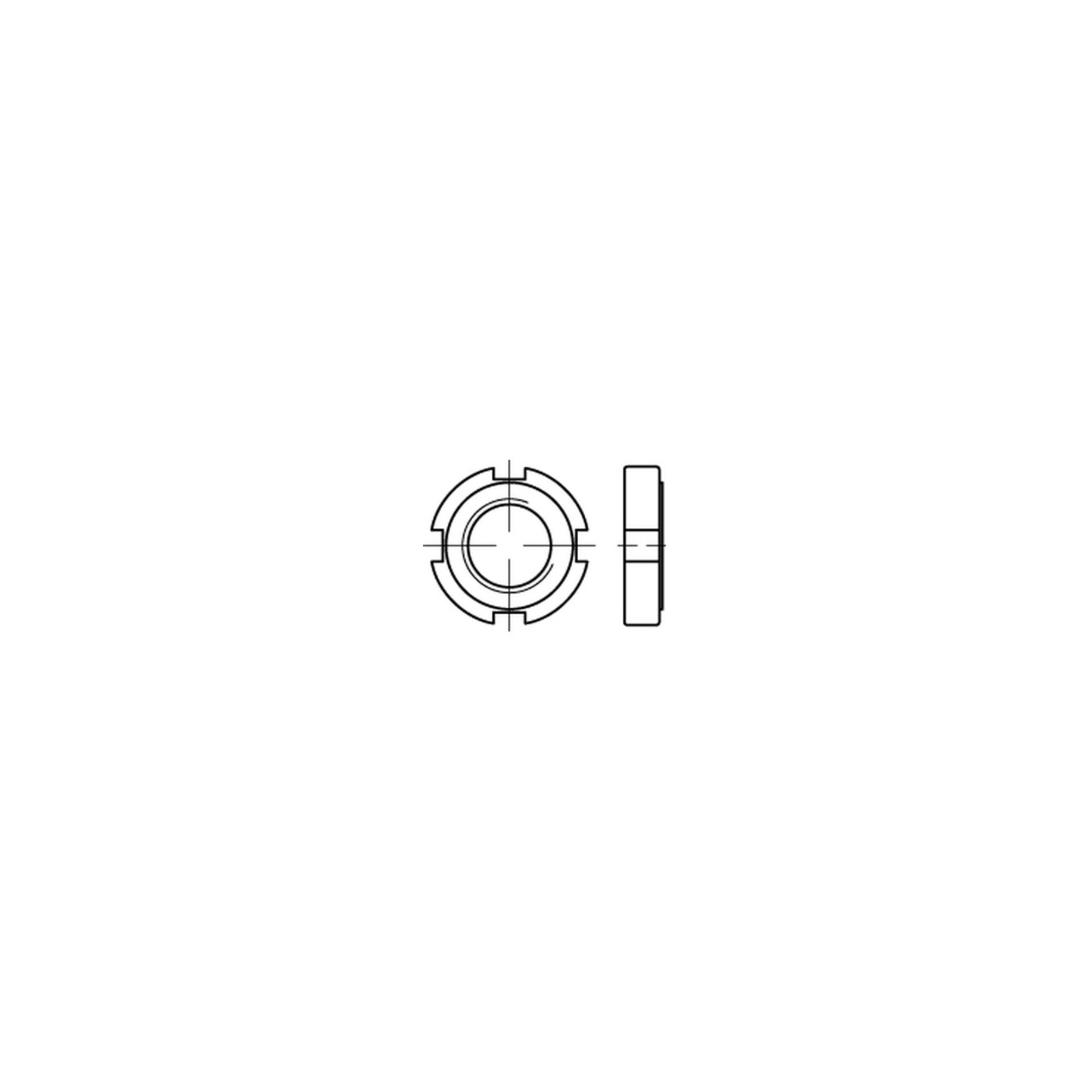 DIN 180 Nutmutter 14 H M 18 x 1,5 S ; Industrial Quality Supplies