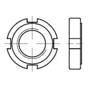 DIN 1804 Nutmutter, w = ungehärtet, ungeschliffen, 14H M100x2 HP