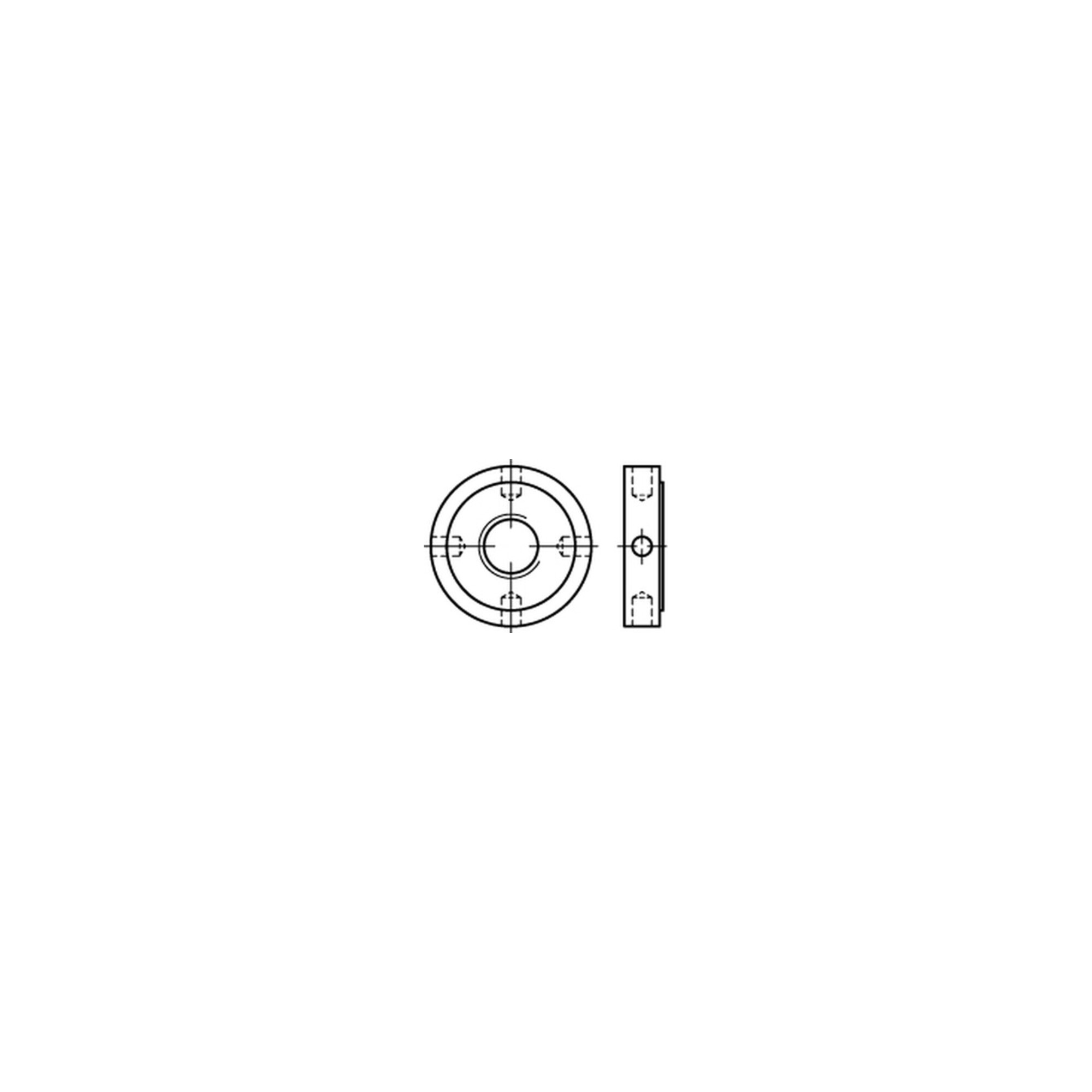 DIN 181 Kreuzlochmuttern 14 H M 28 x 1,5 S ; Industrial Quality Supplies