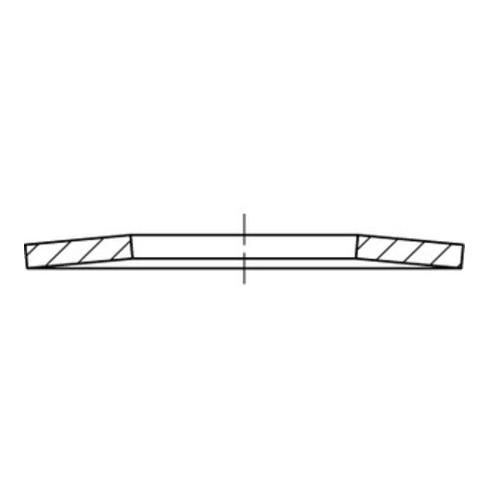DIN 2093 Tellerfeder Stahl 16x8,2x0,4mm