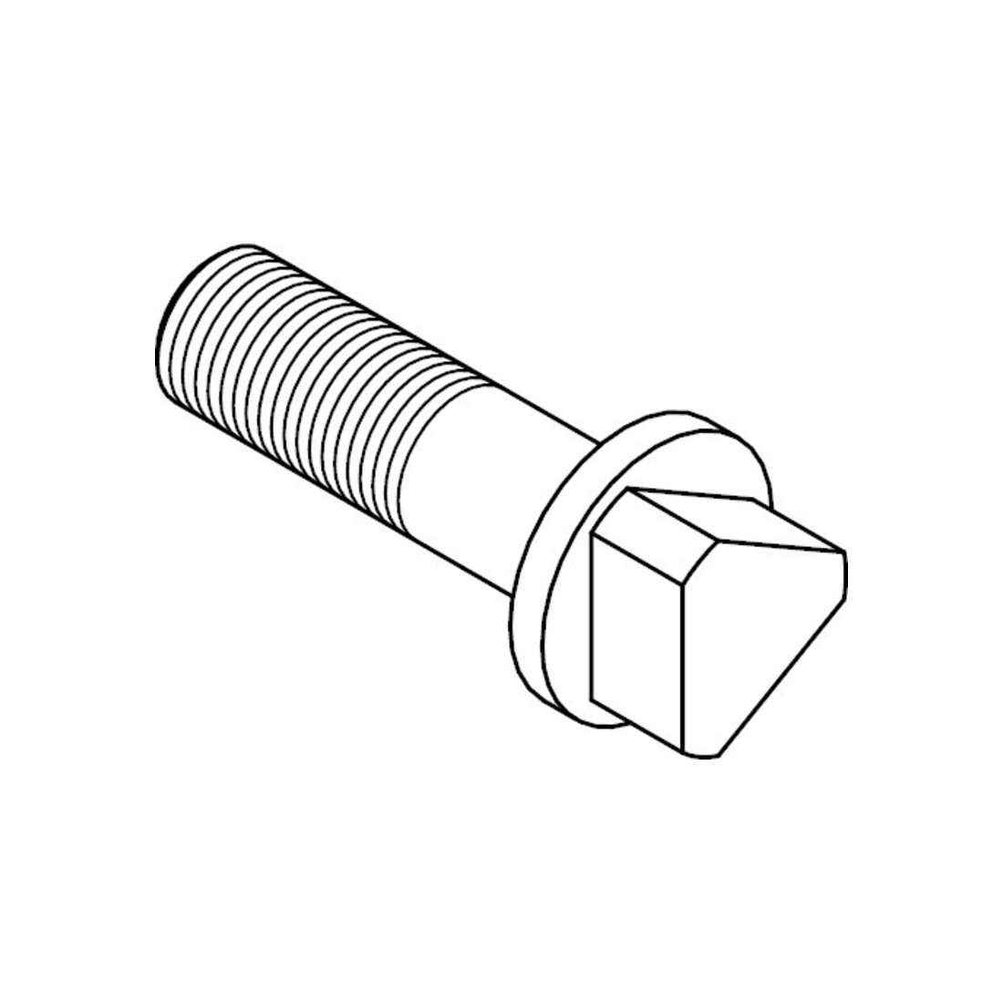 DIN 22424 Dreikantschraube, 8.8 A M8x30 HP