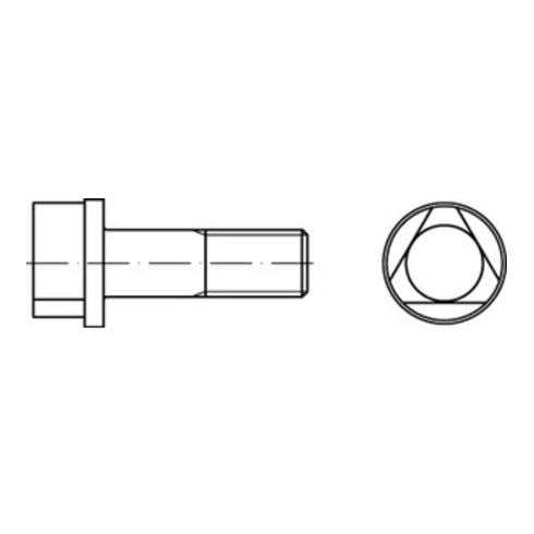 DIN 22424 Form A Dreikantschraube M10x30 Stahl 8.8 blank Dreikant