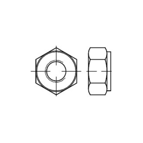 DIN 2510 Boulons à vis avec tige allongée, L= avec filetage long, avec écrou, 24CrMo5/25CrMo4 NF M33 HP