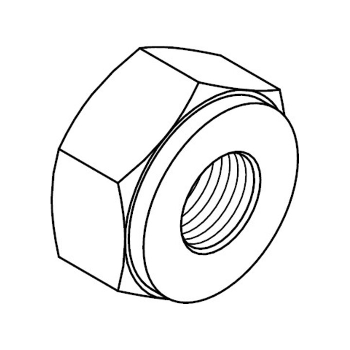 DIN 2510 Schraubenbolzen mit Dehnschaft, L= mit langem Gewinde, mit Mutter, 24CrMo5/25CrMo4 NF M24 HP