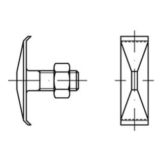 DIN 25193 Klammerkopfschraube