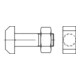 DIN 261 Vis à tête marteau avec écrou hexagonal, Mu 4.6 M10x60 HP-1
