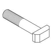 DIN 261 Vis à tête marteau avec écrou hexagonal, Mu 4.6 M16x80 HP-3