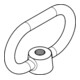 DIN 28129 Écrou à oreilles, C35E AD W7 galZn M24 HP-3