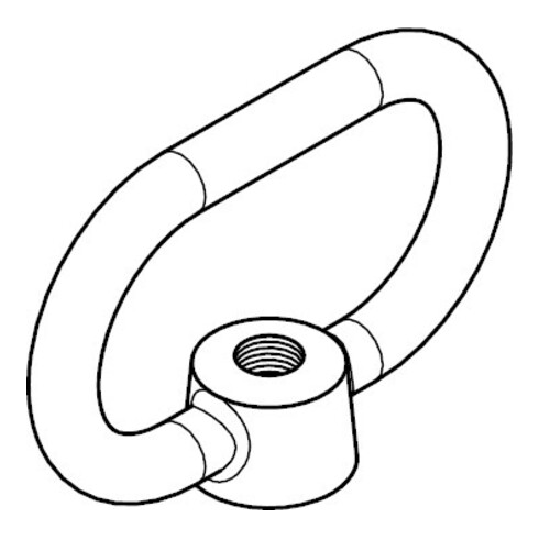 DIN 28129 Écrou à oreilles, C35E AD W7 galZn M24 HP