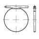 DIN 3017 Schlauchschellen, mit Schneckenantrieb A 4 150-170/12 C7 -W5 Niro-St-1