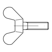 DIN 316 Flügelschraube, deutsche Form, Messing-3