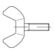 DIN 316 Vis à oreilles, acier inoxydable A2 M5x20 HP-1