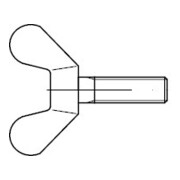 DIN 316 Vis à oreilles, GT galZn M6x25 HP