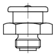 DIN 3404 5.8 galZn M10x1 SW17 HP