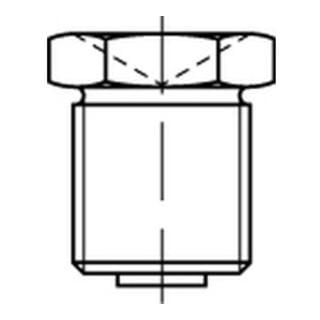 DIN 3405 Trichter-Schmiernippel Stahl AM 8 x 1 galv. verzinkt