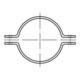 DIN 3567 Rohrschelle Form A, Edelstahl, blank-1
