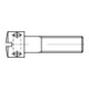 DIN 404 Kreuzlochschraube mit Schlitz, 5.8 galZn M3x6 HP-1