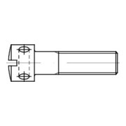 DIN 404 Kreuzlochschraube mit Schlitz, 5.8 galZn M4x6 HP