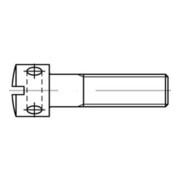 DIN 404 Zylinderkopf-Kreuzlochschraube M5x20 Stahl 5.8 blank Schlitz-3