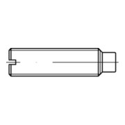 DIN 417/ISO 7435 Gewindestift mit Zapfen und Schlitz, Stahl 14 H, blank-3