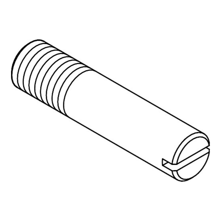 DIN 427 Schaftschraube mit Kegelkuppe, mit Schlitz, Edelstahl A1 M8x16 HP