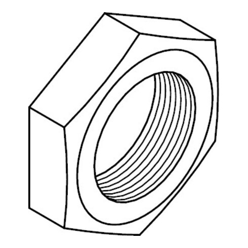 DIN 431 Rohrmutter, 14H BG 1/2 HP