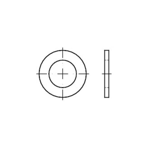 DIN 433 Rondelle pour vis cylindriques, ST galZn 3,7 KP