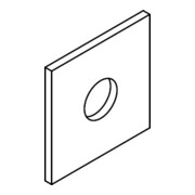 DIN 436 Rondelle carrée pour constructions en bois, ST galZn 30 HP-3