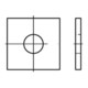 DIN 436 Scheibe Standard/für Holzkonstruktionen Stahl 36mm galvanisch verzinkt