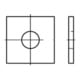 DIN 436 Scheibe Standard/für Holzkonstruktionen Stahl 36mm galvanisch verzinkt