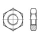 DIN 439-B/ISO 8675 Sechskantmutter niedrige Form Feingewinde, Edelstahl A2, blank-1