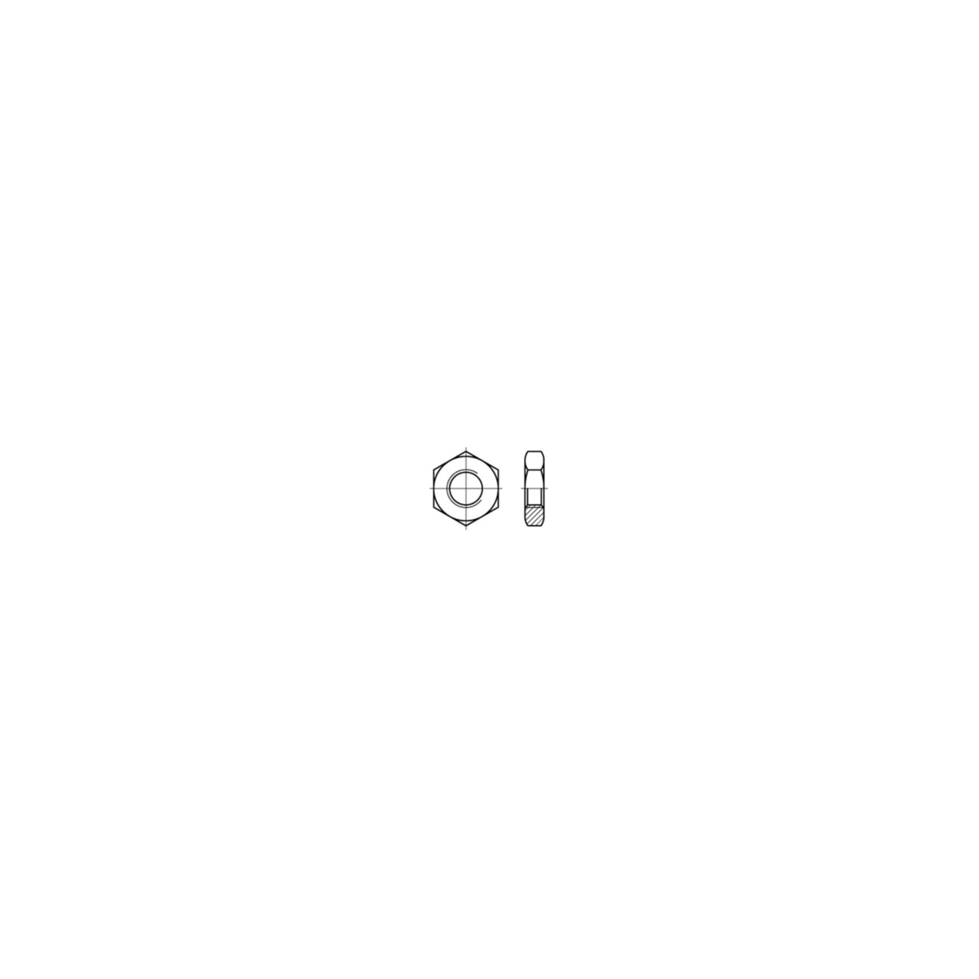 DIN 439-B/ISO 8675 Sechskantmutter M 30 x 2 Edelstahl A2 blank ; Industrial Quality Supplies