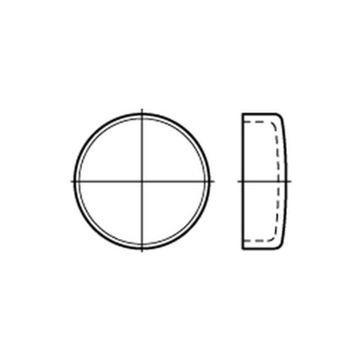 DIN 443 Verschlussscheibe Stahl 10mm