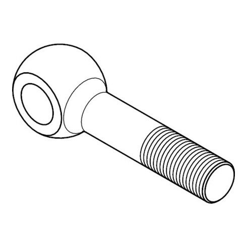 DIN 444 Augenschraube, 4.6 galZn B M12x70 HP
