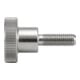 DIN 464 Rändelschraube hohe Form VG M4x16 Messing blank