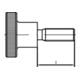 DIN 464 Rändelschraube hohe Form VG M4x16 Messing blank