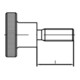 DIN 464 Rändelschraube hohe Form VG M4x30 Stahl blank-1
