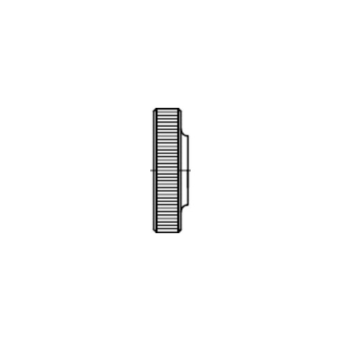 DIN 467 Écrou moleté, forme basse, 5 galZn M10 HP
