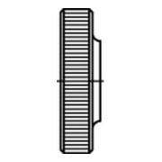 DIN 467 Rändelmutter niedrige Form, Stahl 5