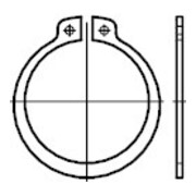 DIN 471 Circlip pour arbres, version standard, FST 20x1,2 HP-1