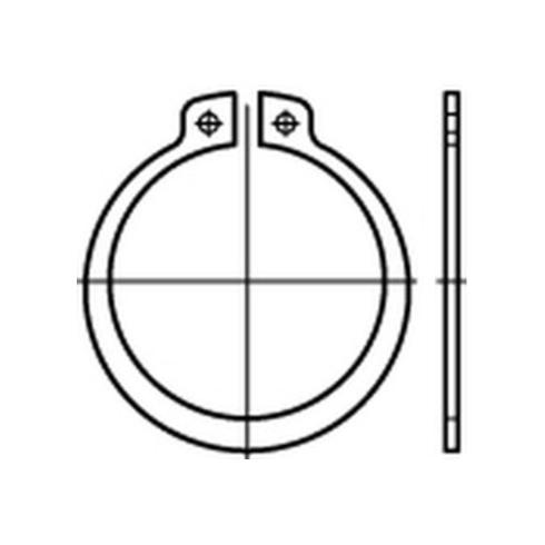 DIN 471 Sicherungsringe 1.4122 40 x 1,75 rostfreiei S