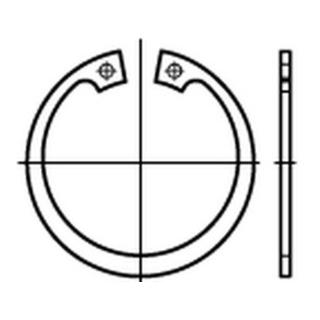 DIN 472 1 Sicherungsringe 1.4122 18 x 1 rostfreiei S