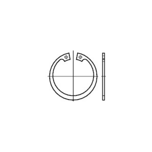 DIN 472 Anneau de sécurité pour perçages, exécution standard, FST 310x6 P