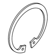 DIN 472 Circlip pour perçages, version standard, ST flZnnc 25x1,2 HP-3