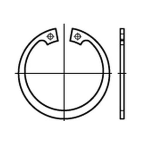 DIN 472 Sicherungsringe Federstahl zinklamellenbeschichtet
