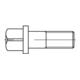 DIN 478 Vierkant-Schaftschraube M10x40 Stahl 10.9 blank Außenvierkant m. Bund-1