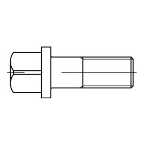 DIN 478 Vierkant-Schaftschraube, Außenvierkant mit Bund, Stahl 10.9, blank