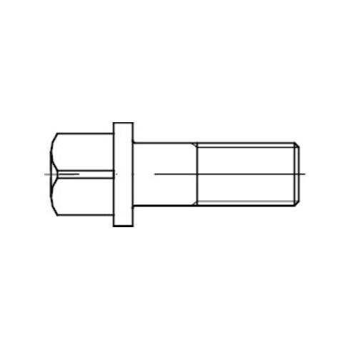 DIN 478 Vierkantschraube mit Bund, 10.9 M12x40 HP