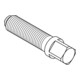 DIN 480 Vierkantschraube mit Bund und Ansatzkappe, 10.9 M16x80 SW17 HP-3